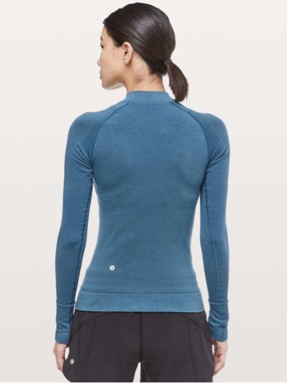 Lululemon Keep the Heat Thermal layering top in petrol - Picture 3 of 7